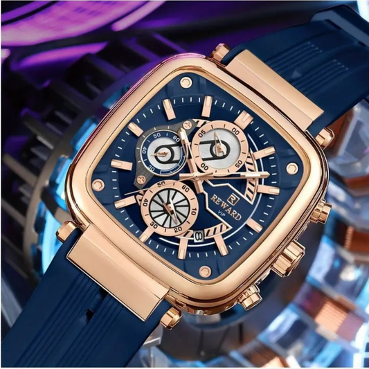 REWARD Men Quartz Watch | Luxury Silicone Strap